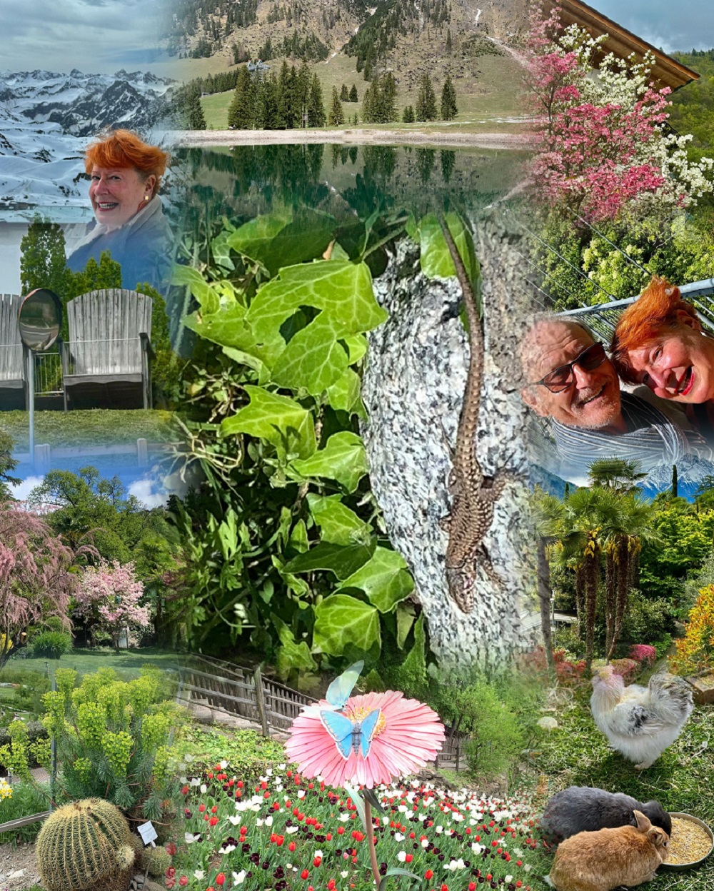 Dorf Tirol und Allgaeu